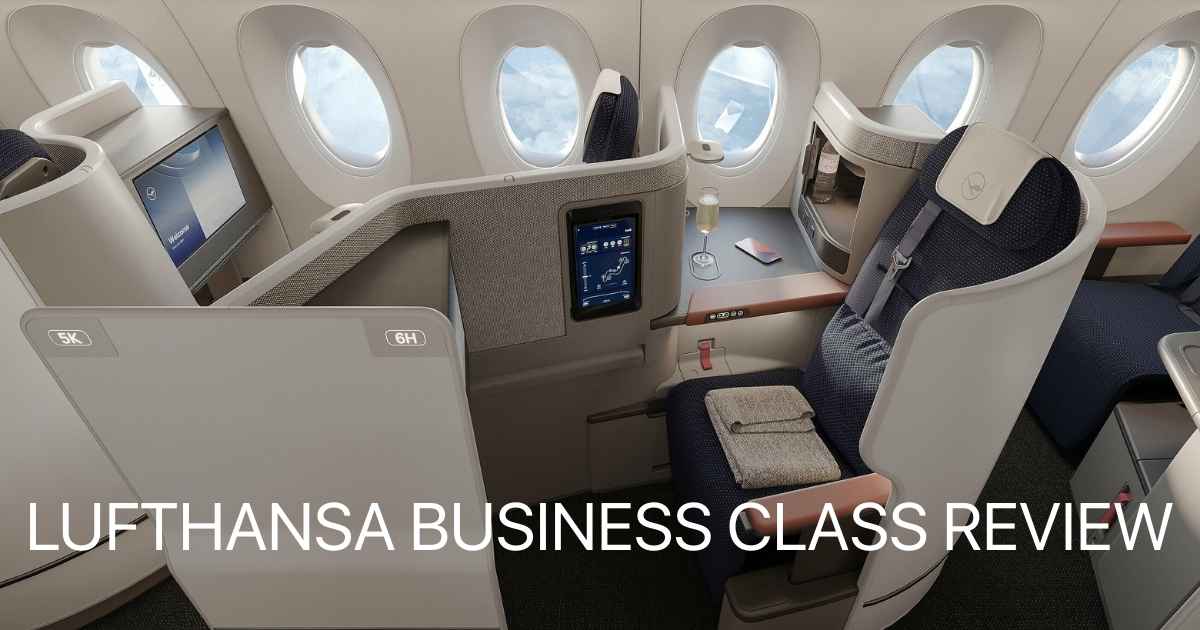 LUFTHANSA BUSINESS CLASS CABIN SEAT